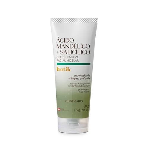 Gel de Limpeza Facial Micelar Ácido Mandélico + Salicílico Botik, 50g