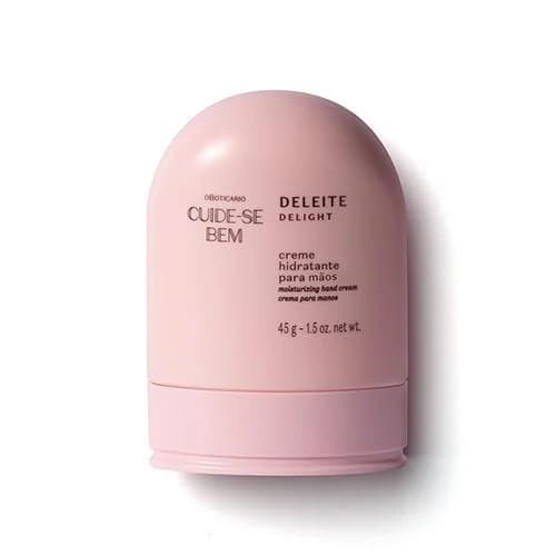 Cuide-se Bem Deleite Creme Hidratante para Mãos, 45g